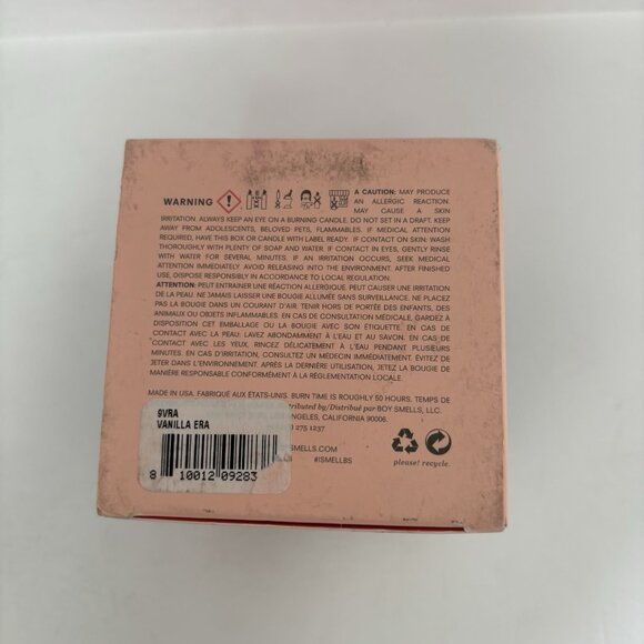 Boy Smells VANILLA ERA Luxury Candle 8.5 oz 50 Hour Long Burn Time New - Picture 5 of 7